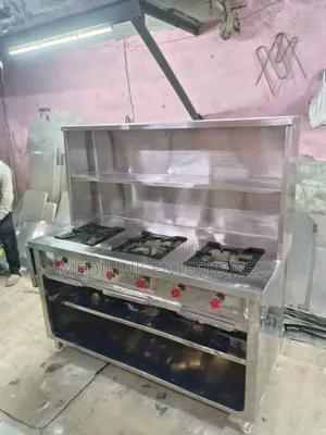 Customized Stainless 3-Burner Cooker