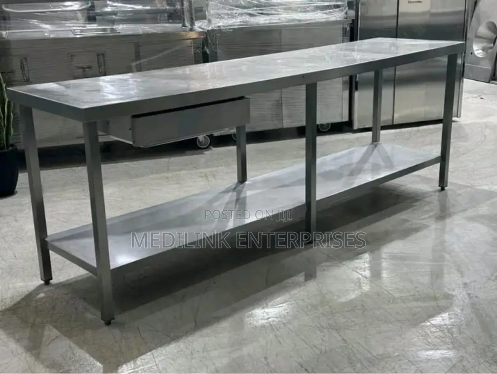 Customized 2*7ft Ss304 Working Tables