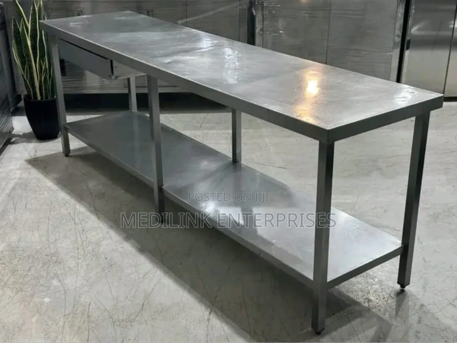Customized 2*7ft Ss304 Working Tables