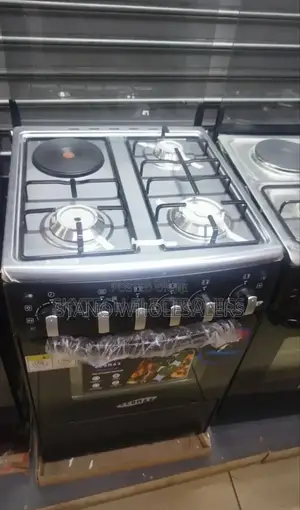 Pocket Friendly Volsmart 60 by 60 3gas +1electric Standing Cooker