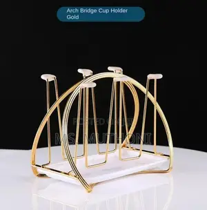 *New Glass/ Water Cup Rack With a Drain Dish