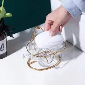 *Aesthetic 1pc Light Luxury Soap Dish