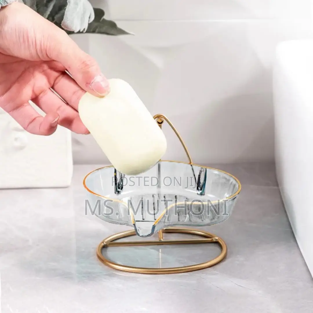 *Aesthetic 1pc Light Luxury Soap Dish