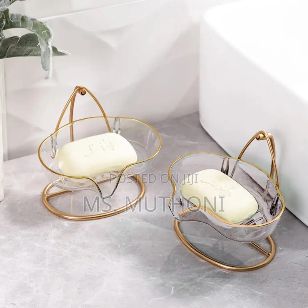*Aesthetic 1pc Light Luxury Soap Dish