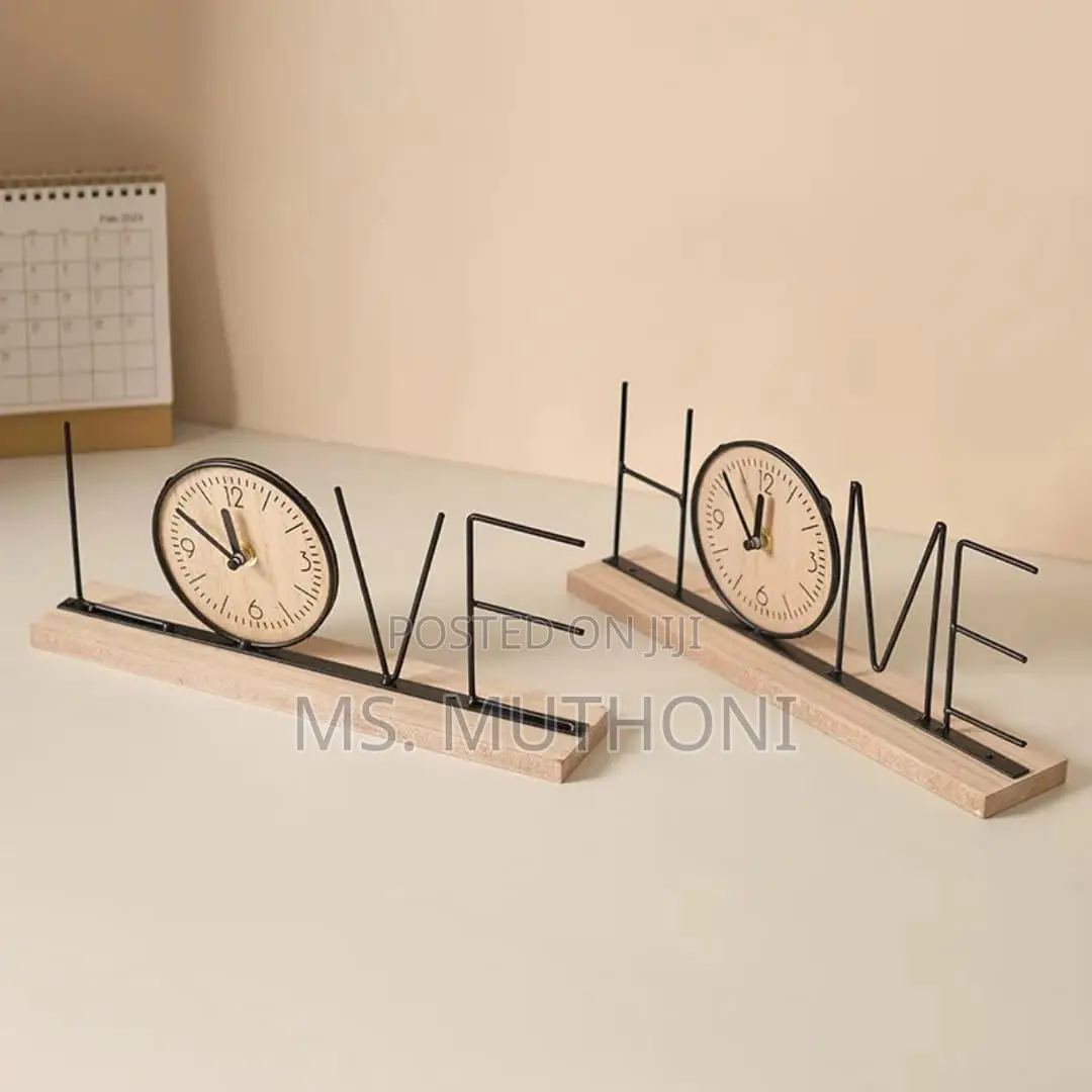 Handmade Creative Tv Cabinet Clock