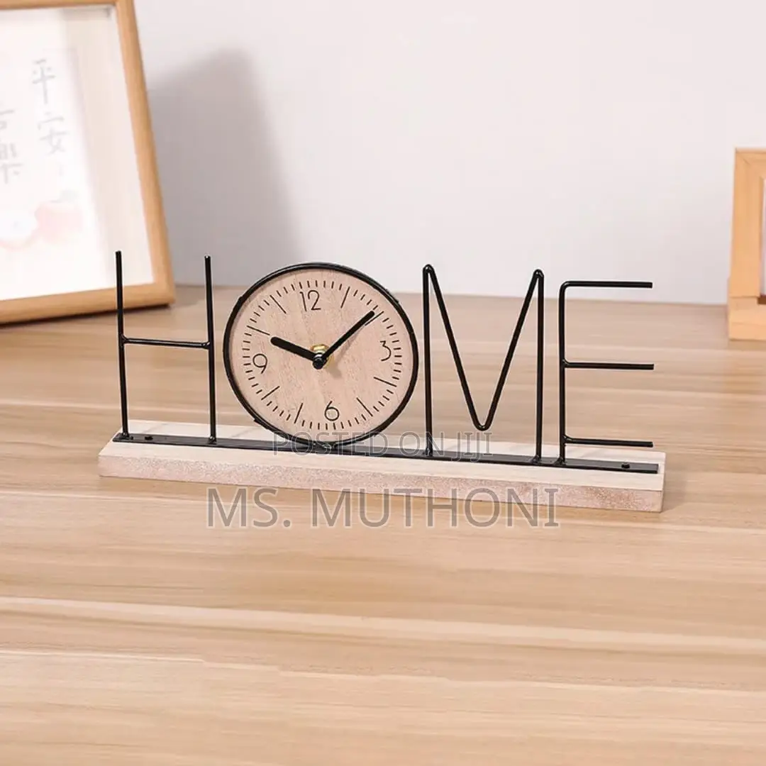 Handmade Creative Tv Cabinet Clock