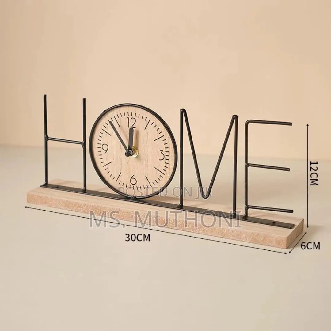 Handmade Creative Tv Cabinet Clock