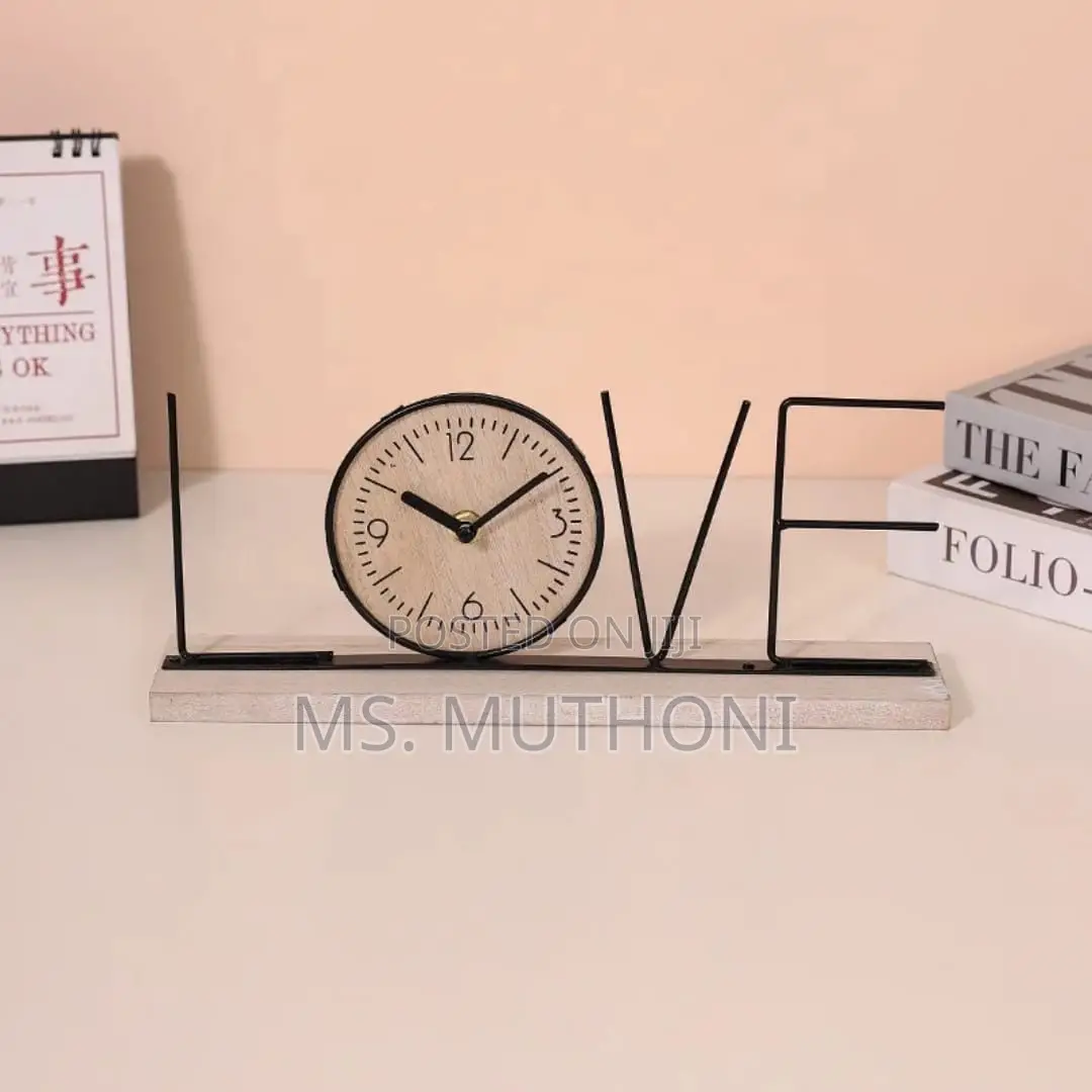 Handmade Creative Tv Cabinet Clock