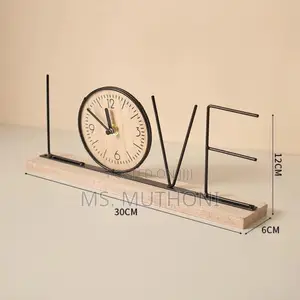 Handmade Creative Tv Cabinet Clock