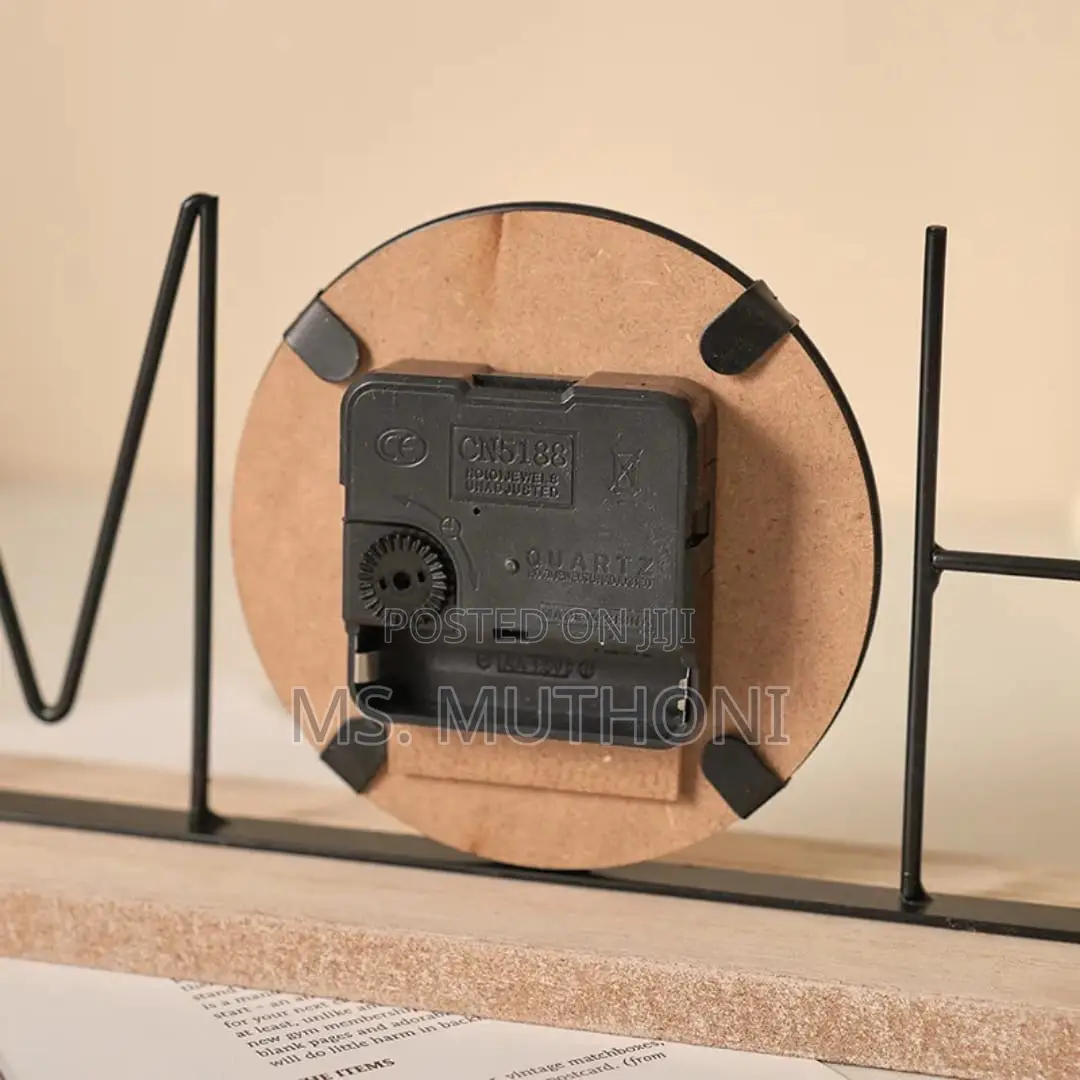 Handmade Creative Tv Cabinet Clock