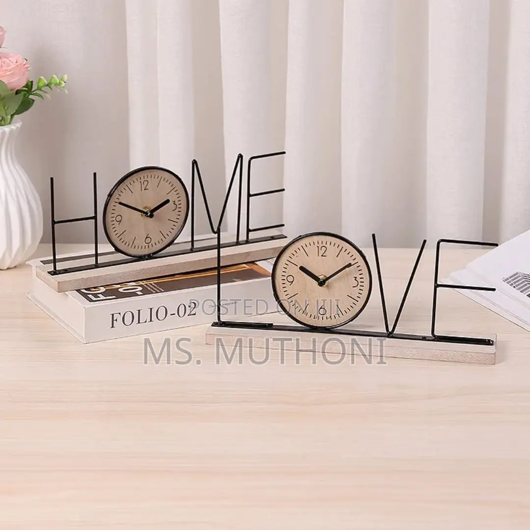 Handmade Creative Tv Cabinet Clock