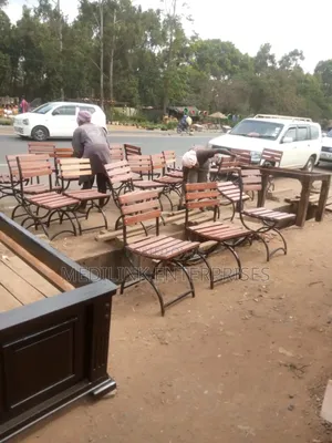 Wooden Metallic Garden Chairs