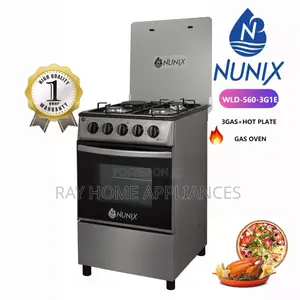 Nunix Cooker 3g+1e. Gas Oven. 50*55cm. WLD-560