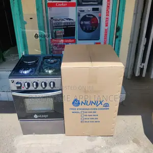 Nunix Standing Cooker 3 Gas + 1 Electric Gas Oven (Wld-560) 50×55