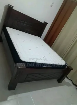 Mahogany Walnut Solid Wall Bed 5*6 (Queen Sized)