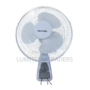 Ailyons 16inch Wall Fan 3 Speed Control
