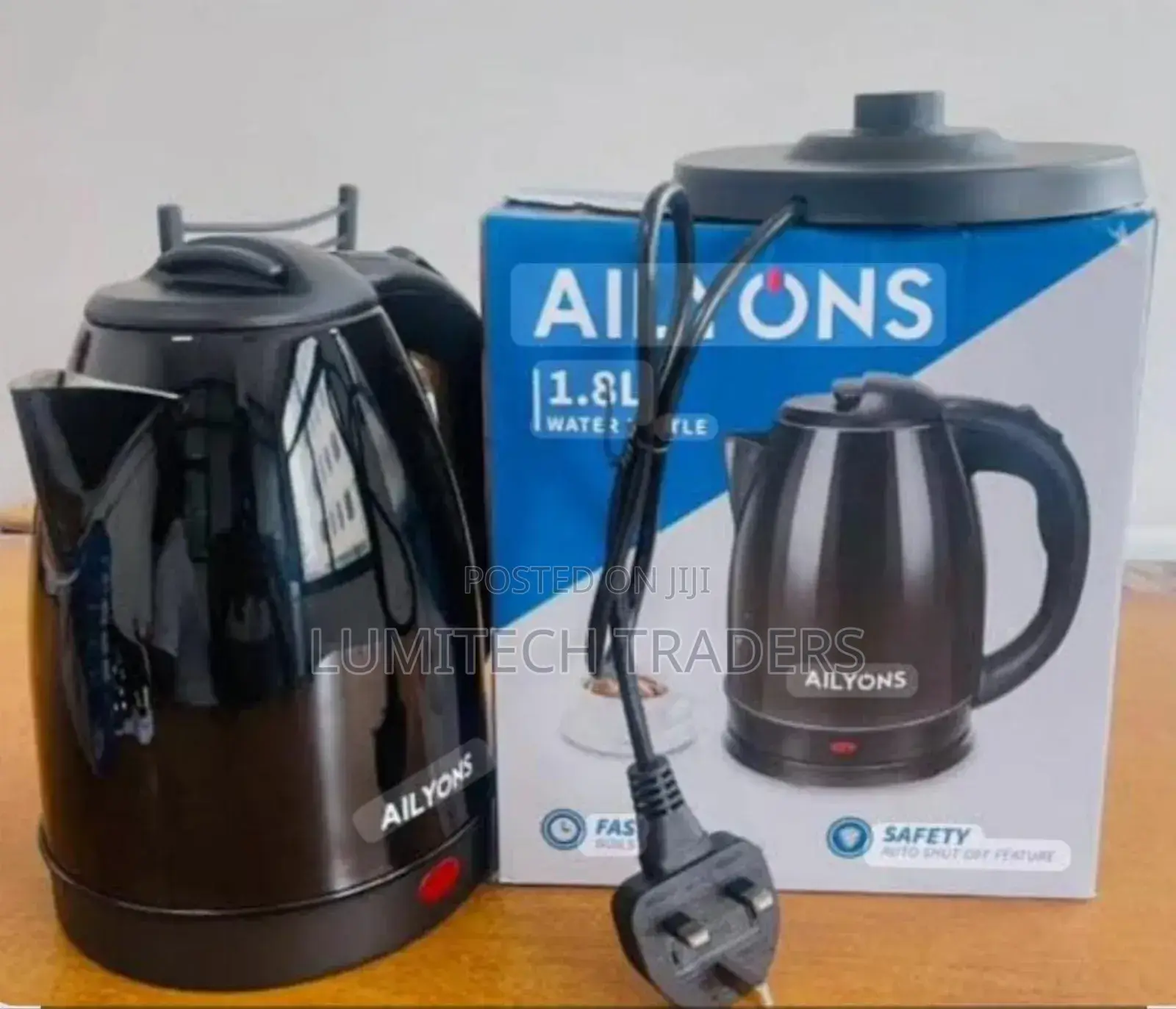 Ailyons Plastic Kettle - 1.8ltrs