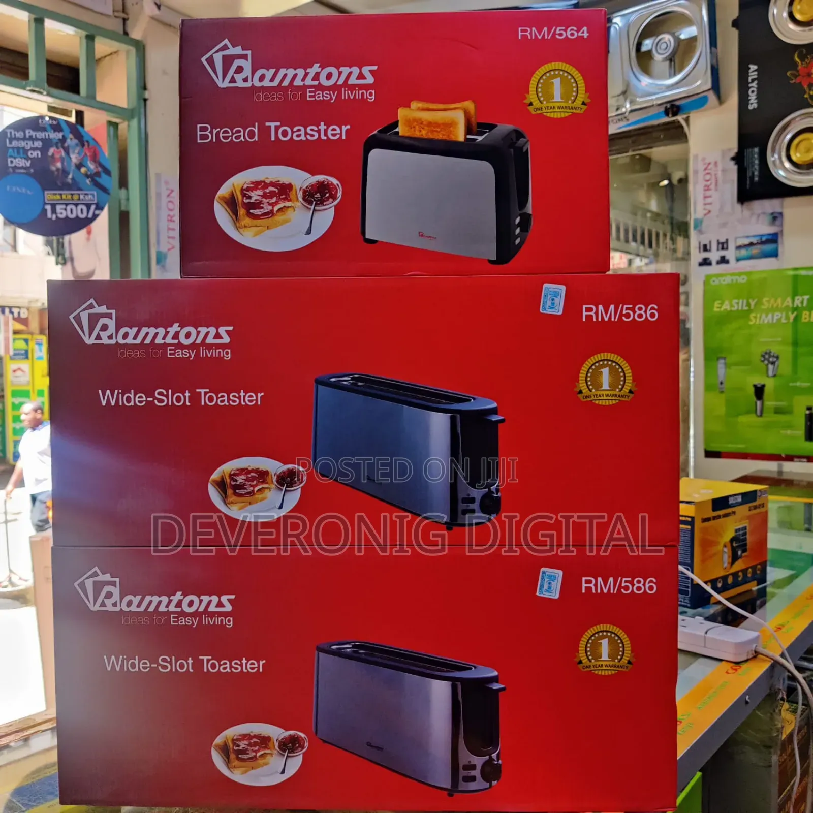 *Ramtons Bread Toaster Rm 564
