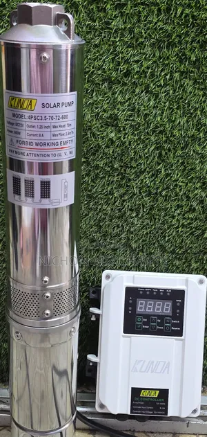 Kunda 70mtrs 600watts Solar Submersible Water Pump/Solar Water Pump