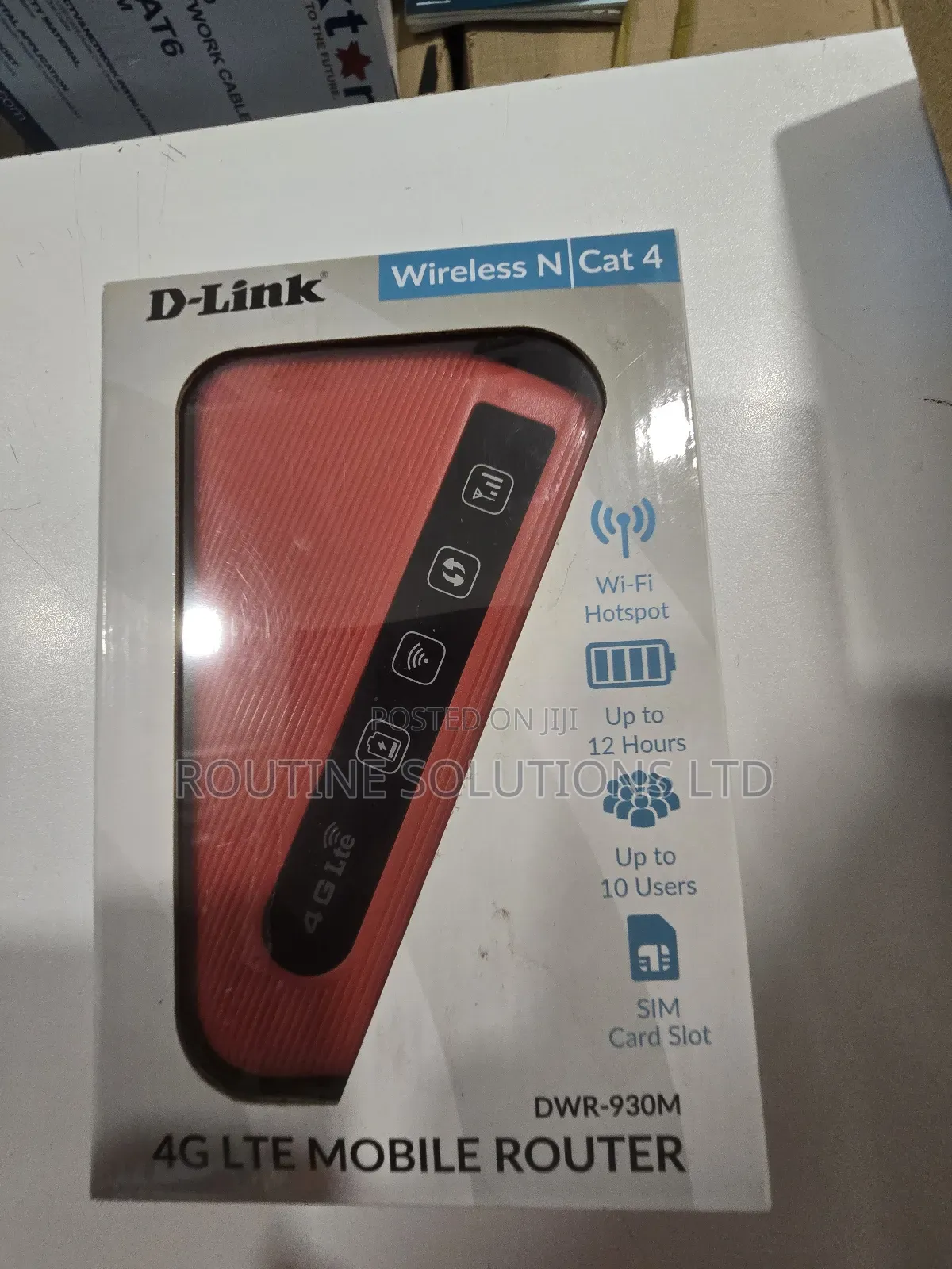 Dlink 4g Lte Mobile Router DWR-930m Red