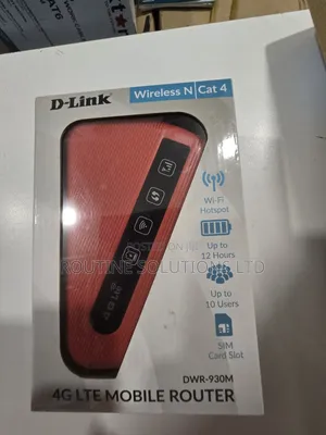 Dlink 4g Lte Mobile Router DWR-930m Red