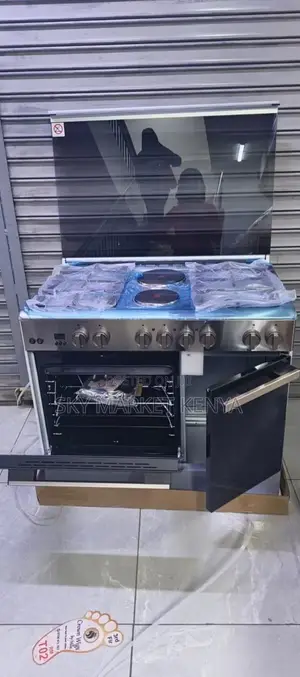 Haier 4 Gas Burner + 2 Electric Plates 60×90 Cooker