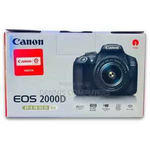 Canon Eos 2000d DSLR Camera With Ef-S 18-55mm F/3.5-5.6 Is Ii Lens