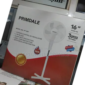 Standing Fan 16 Inch - Dual Color Option! Energy Efficient"