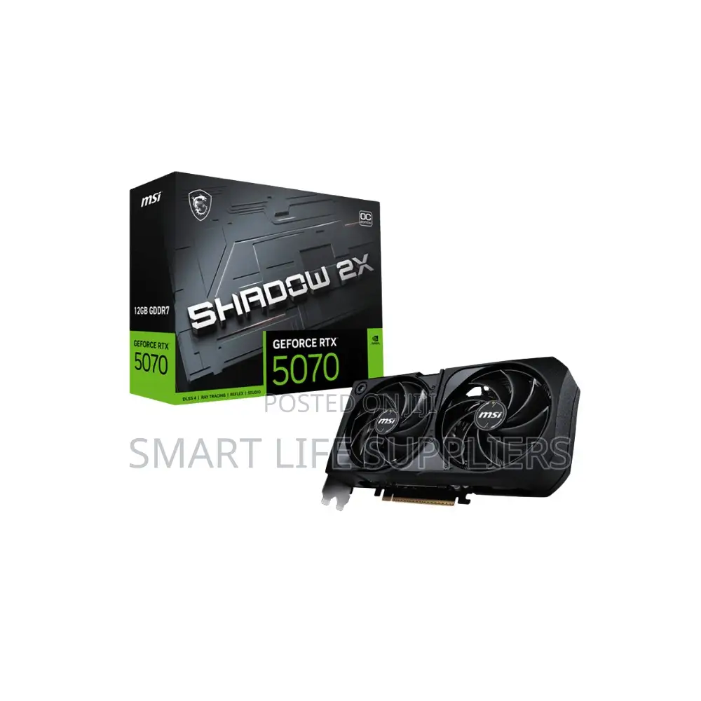 Msi Geforce RTX 5070 12g Shadow 2x Oc Graphics Card