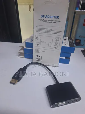 Display Port to Hdmi +Vga Converter