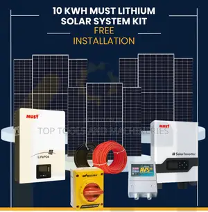 10kwh 10kva Must Lithium Complete Solar Kit on a Budget