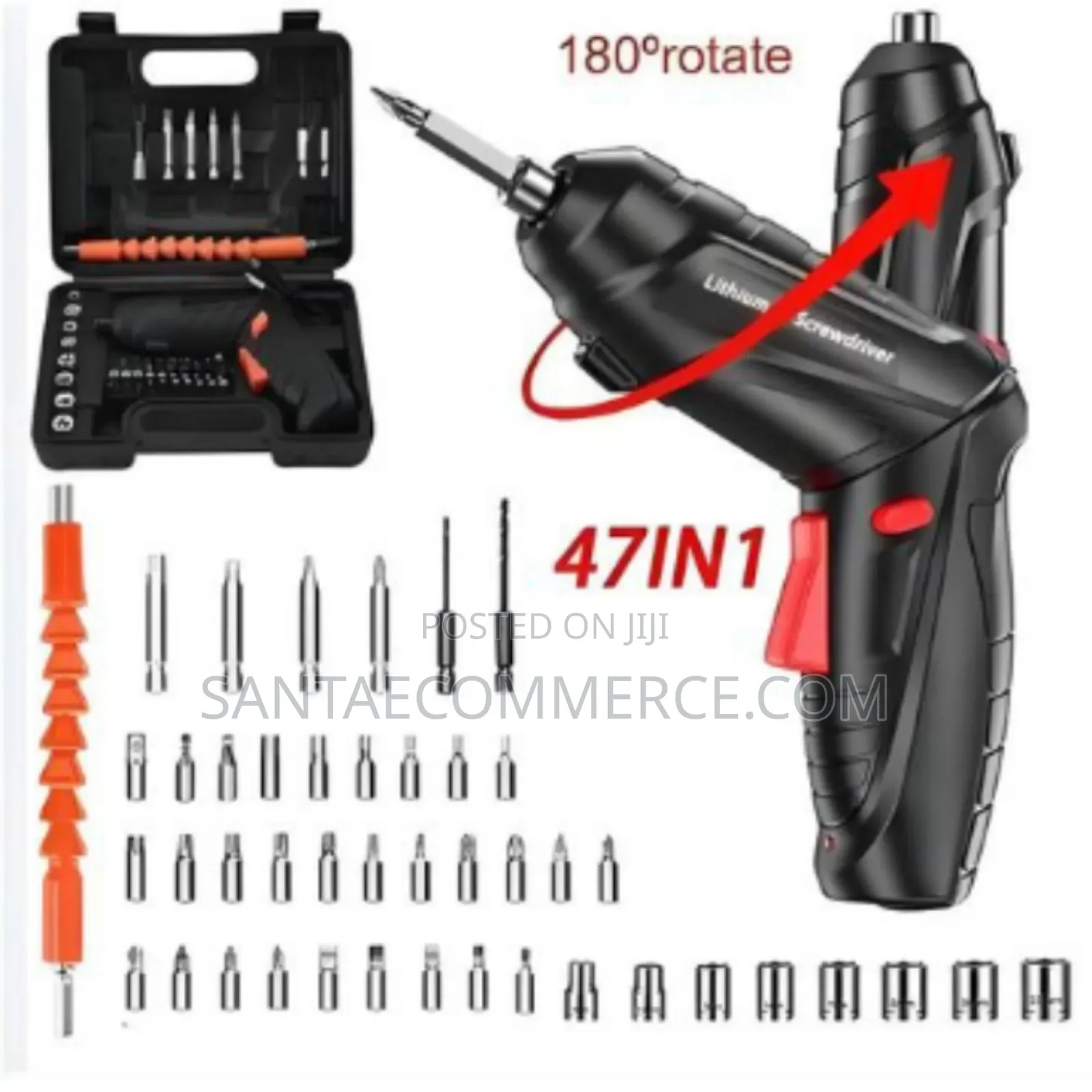 47 PCS Rechargeable Electric Screwdrivers