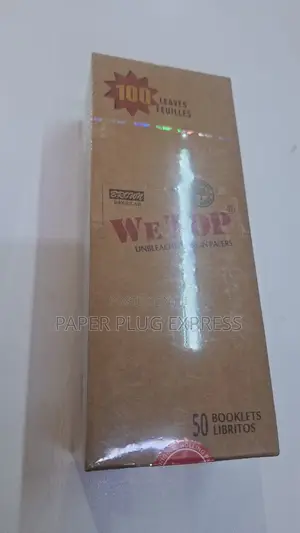 Wetop Brown Regular Size Rolling Paper - 100 Leaves