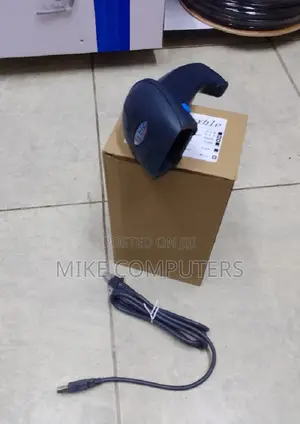 Automatic Scanning Usb Wired Laser Barcode Scanner With Stand Pos Use