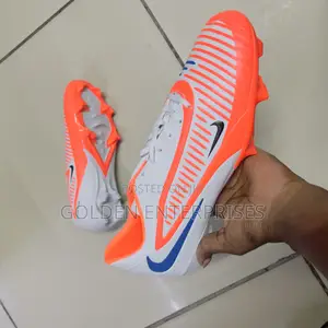 Orange White Nike Football Boots 40-45
