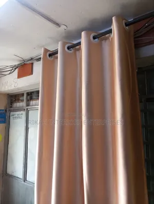 Cream Black Out Curtains