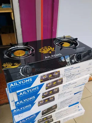 Ailyons 2-Burner Glass Top Gas