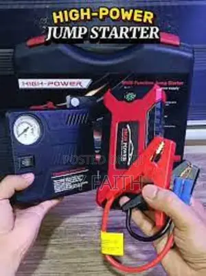 Jump Starter Power Bank Portable Car Jump Starter With Air Compresso