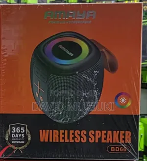 Amaya Bd66 Wireless Speaker With Fm Radio, Usb Memory Card Slots