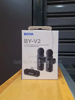 This Boya-V2 Dual Wireless Lavalier Microphone System.