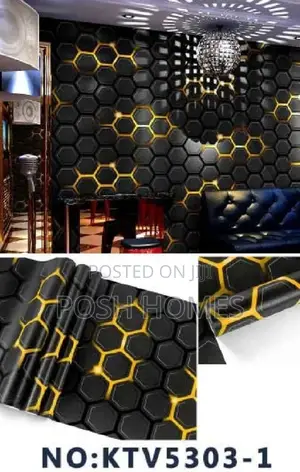 Yellow Honeycomb Wallpapers