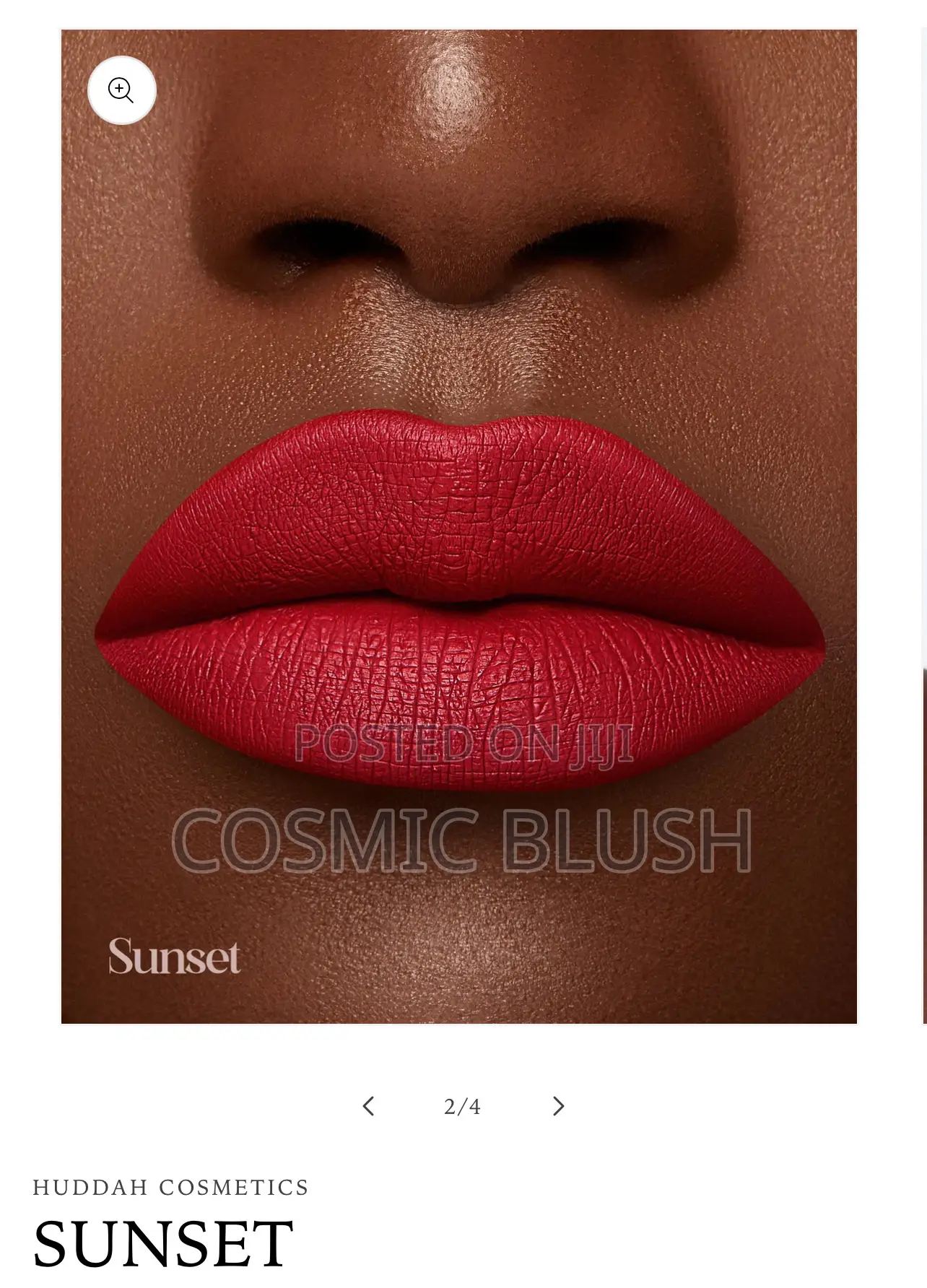 Sunset Lipstick From Rich Beauty by Huddah