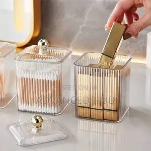 Transparent Cotton Swab Storage Box