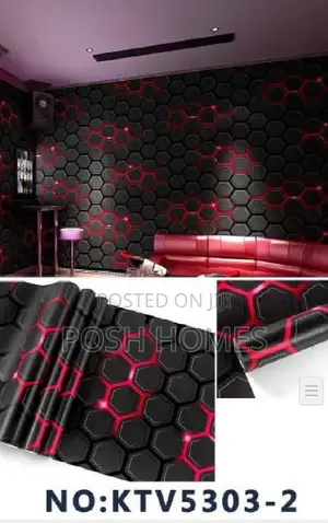Red Honeycomb 3d Quality Wallpapers
