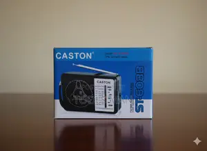 Caston St-608b Portable 4-Band Radio(Fm/Mw/Sw) Hi Sensitivity Receiver