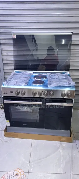 Haier 4 Gas Burner + 2 Electric Plates 60×90 Cooker