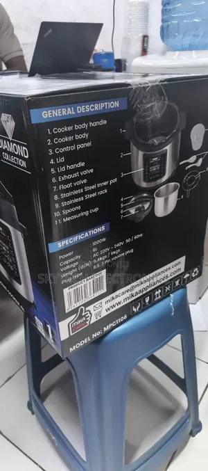 Mika Smart Pressure Cooker, 6l