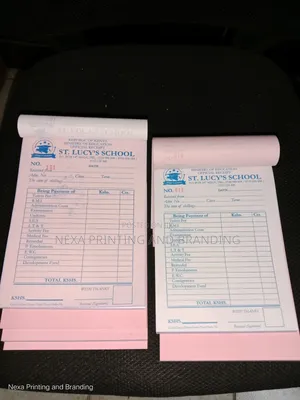 School Receipt Books Printing