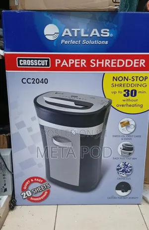 Atlas Cc2040 Crosscut 20 Sheets Paper Shredder