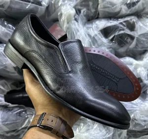 Quality Casual Leather Official Slip on Men Shoes